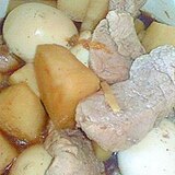 梅干しin豚ヒレ肉と大根の煮物